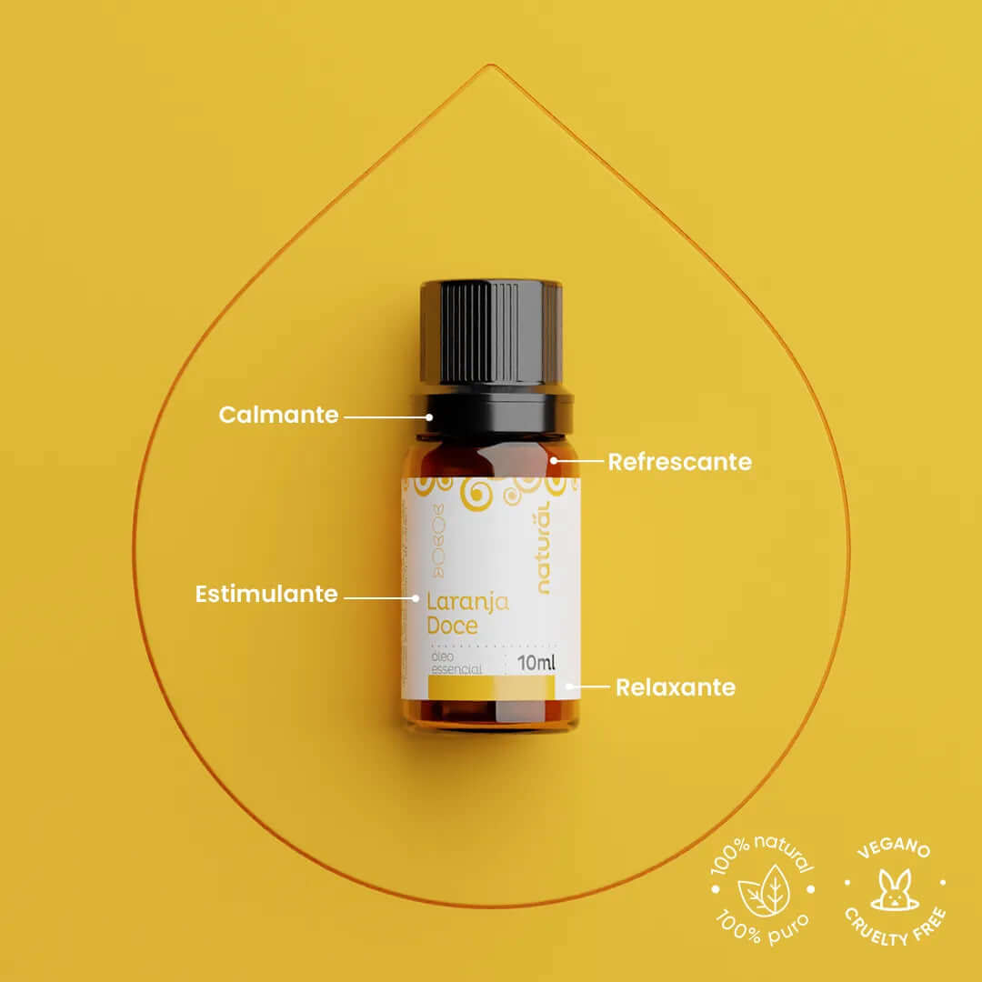 Óleo Essencial Natural de Laranja Doce 10ml