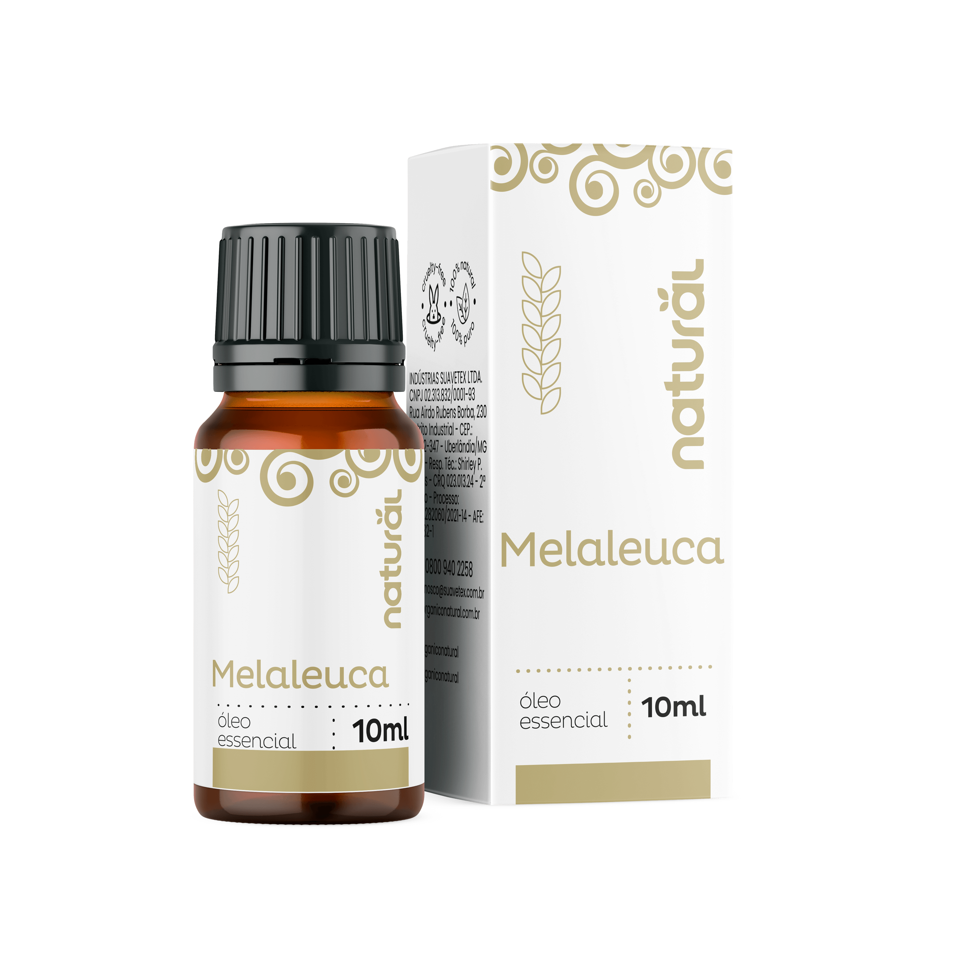 Óleo Essencial Natural de Melaleuca 10ml