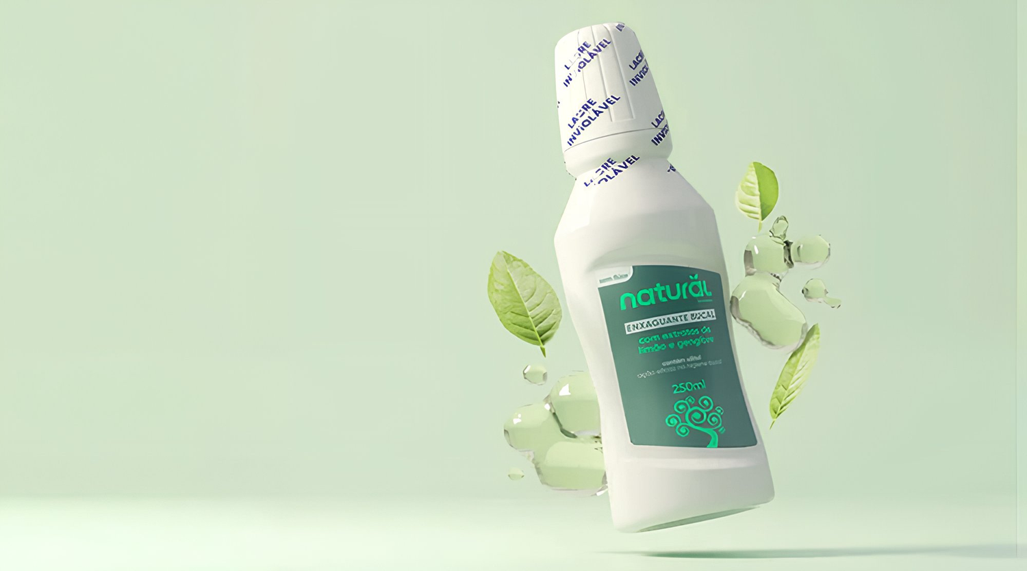 Enxaguante bucal sem flúor 