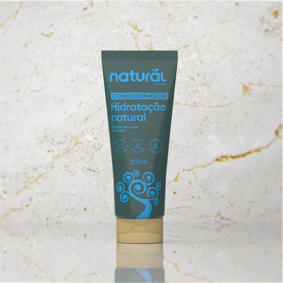 Condicionador Natural com Óleo de Coco e Argan