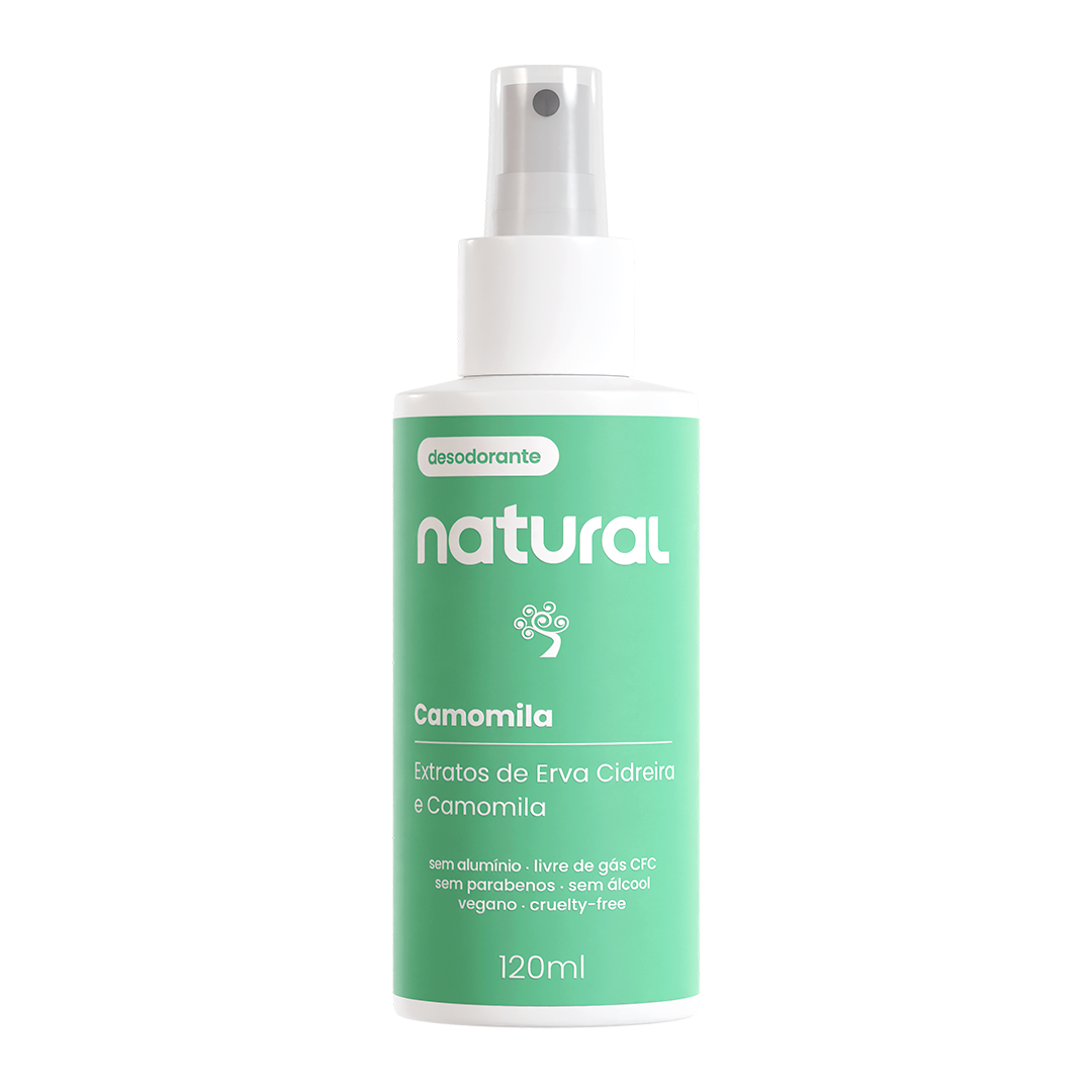 Desodorante Natural com Camomila e Erva Cidreira 120 ml