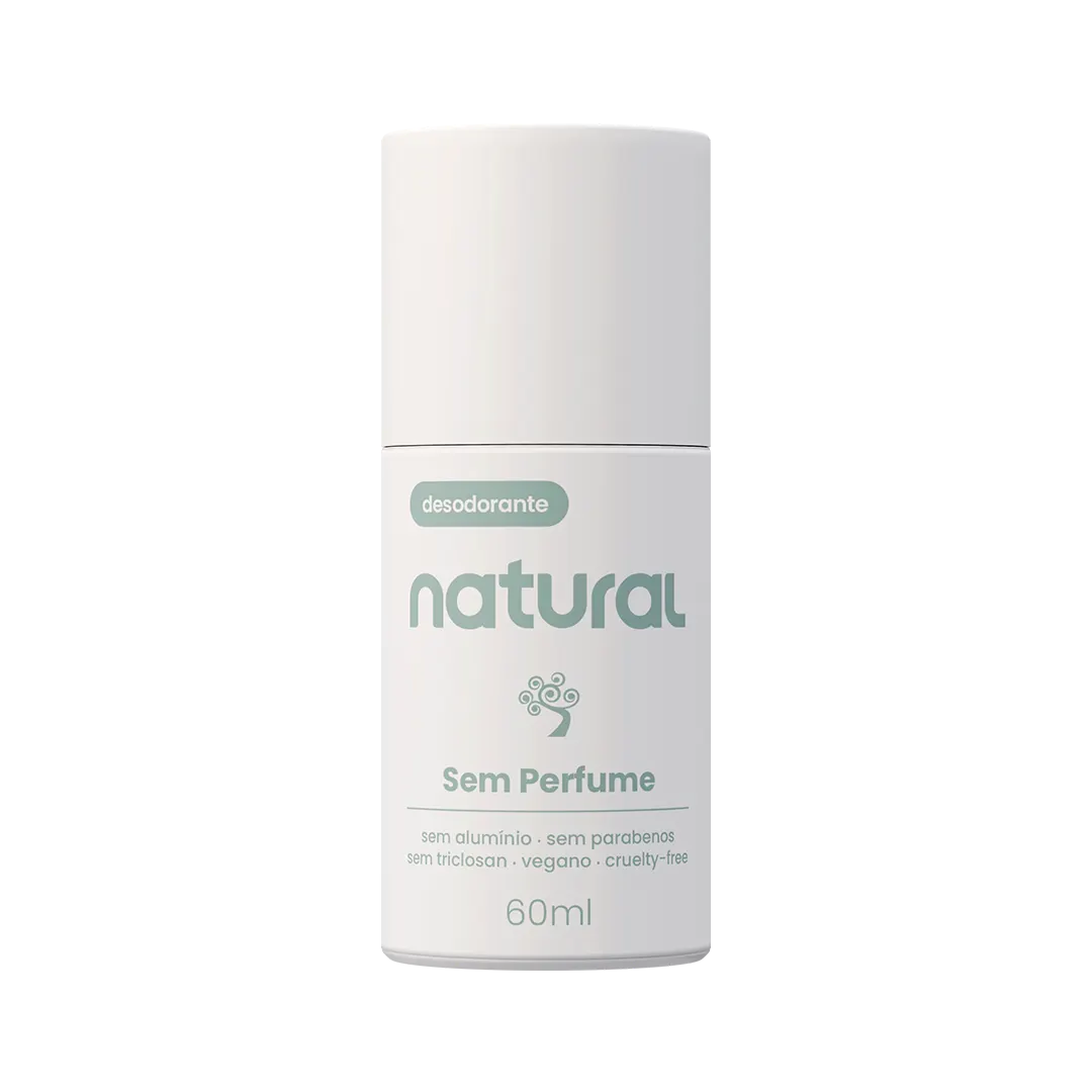 Desodorante Roll-On Natural Sem Perfume 60ml