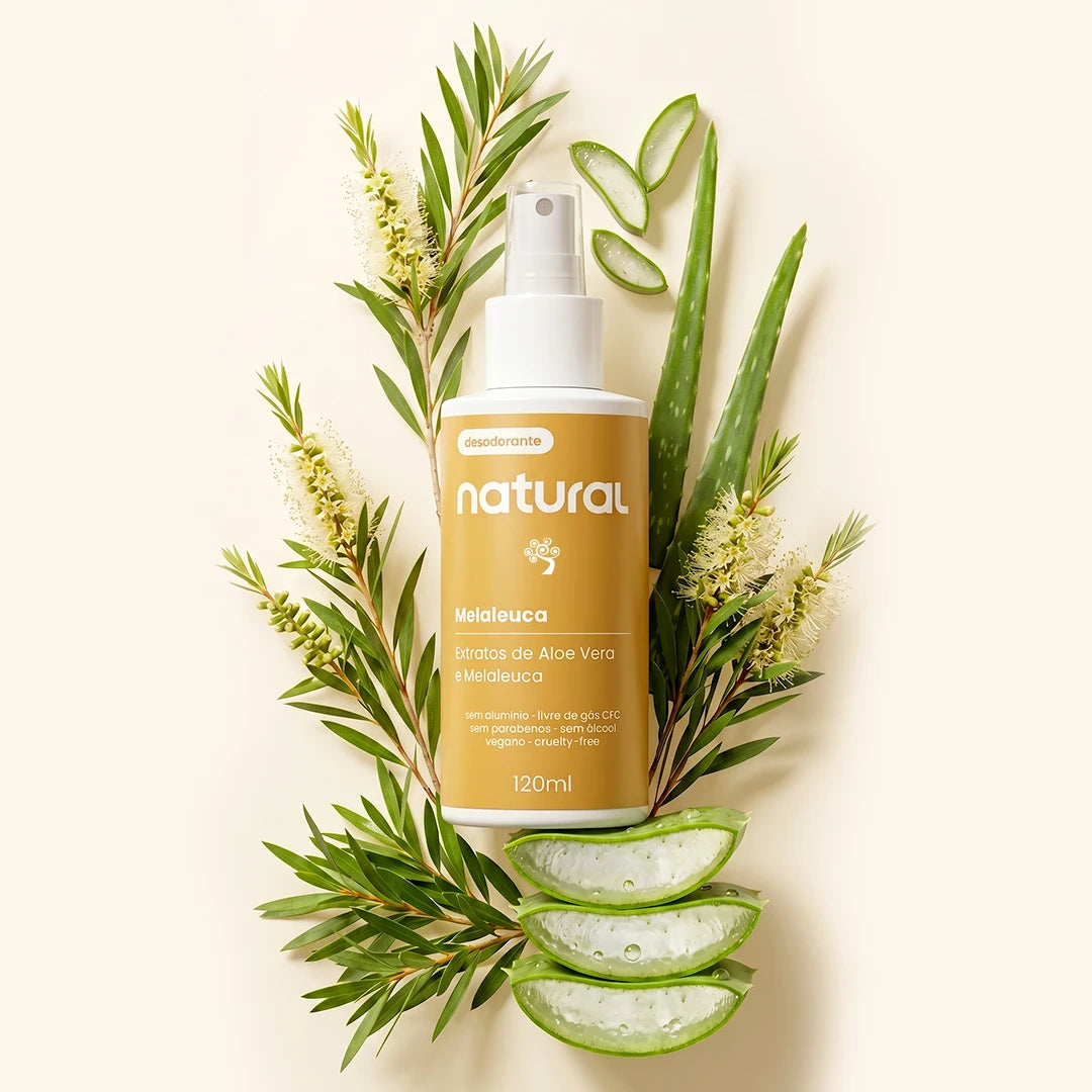 Desodorante Natural com Melaleuca e Aloe Vera 120 ml