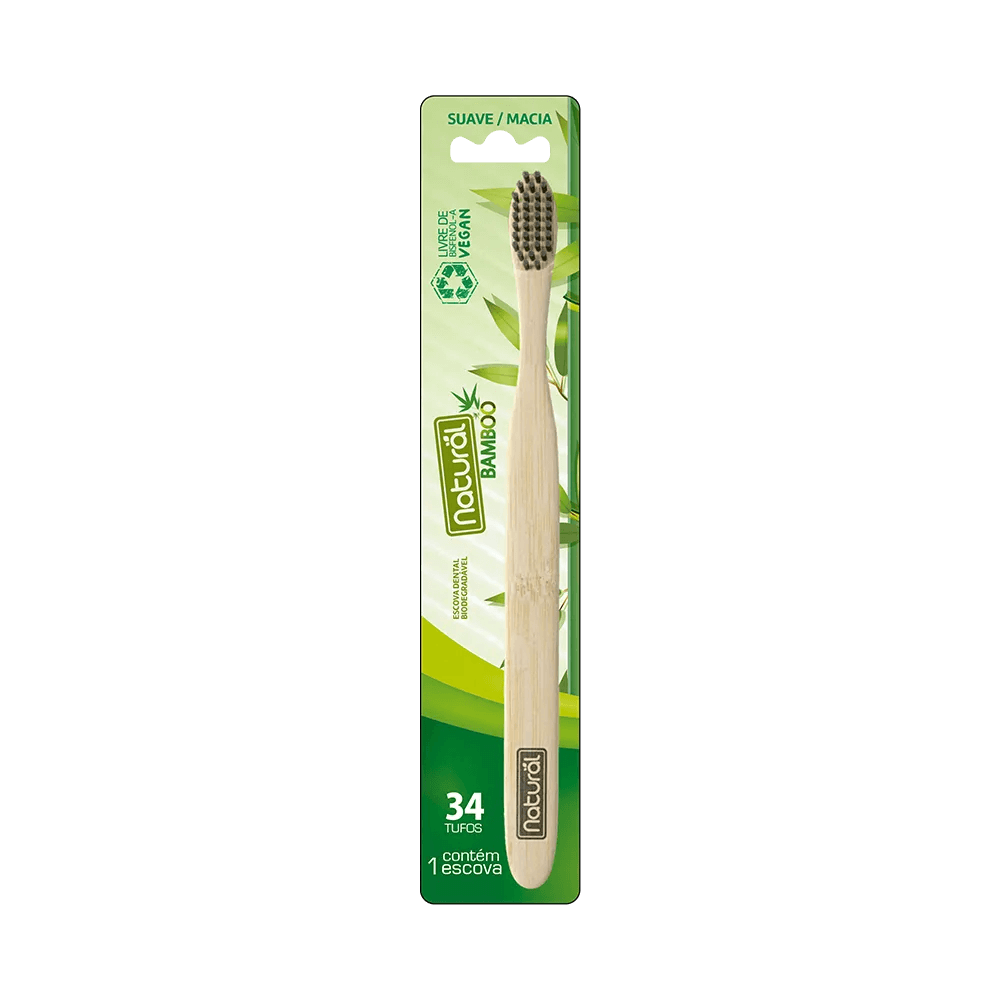 Escova Dental Natural de Bamboo