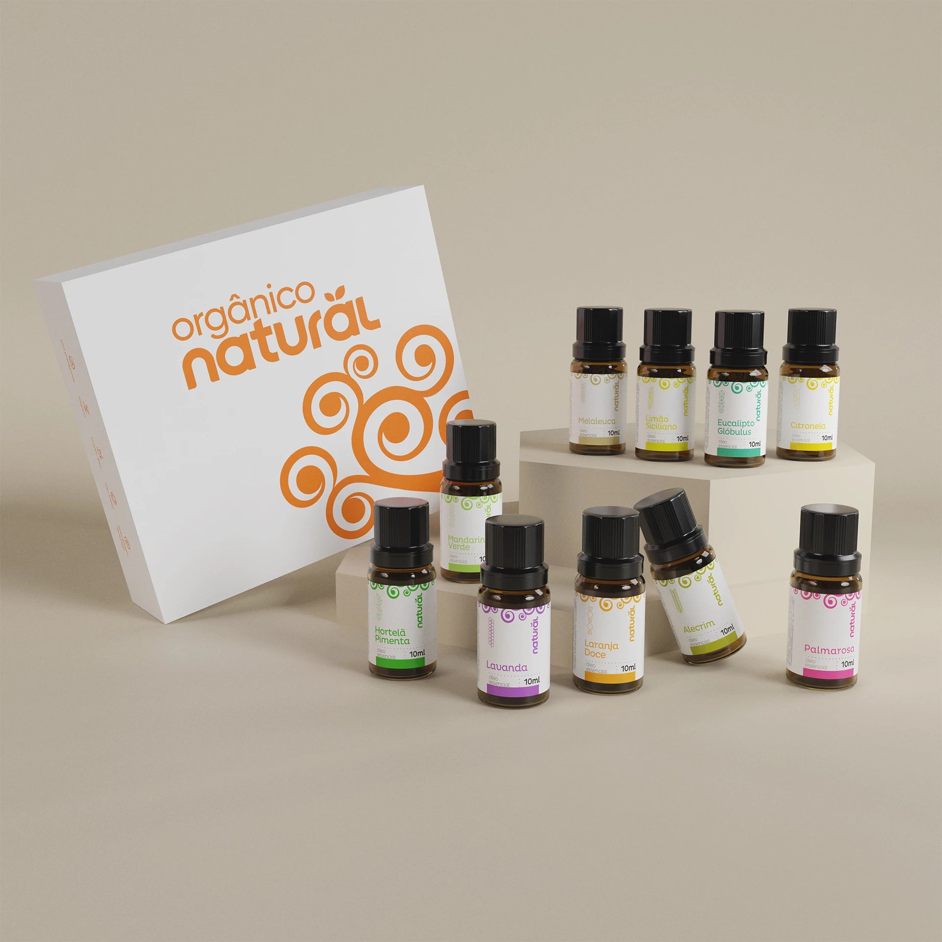 Kit de 10 Óleos Essenciais Natural