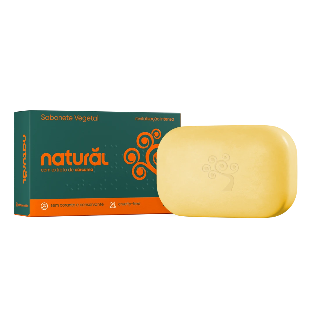 Sabonete em Barra Natural com Cúrcuma 80 g