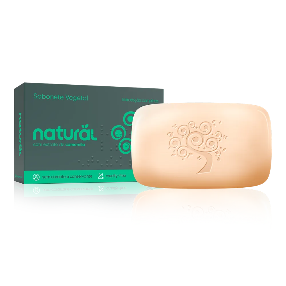 Sabonete em Barra Natural com Extrato de Camomila 80g