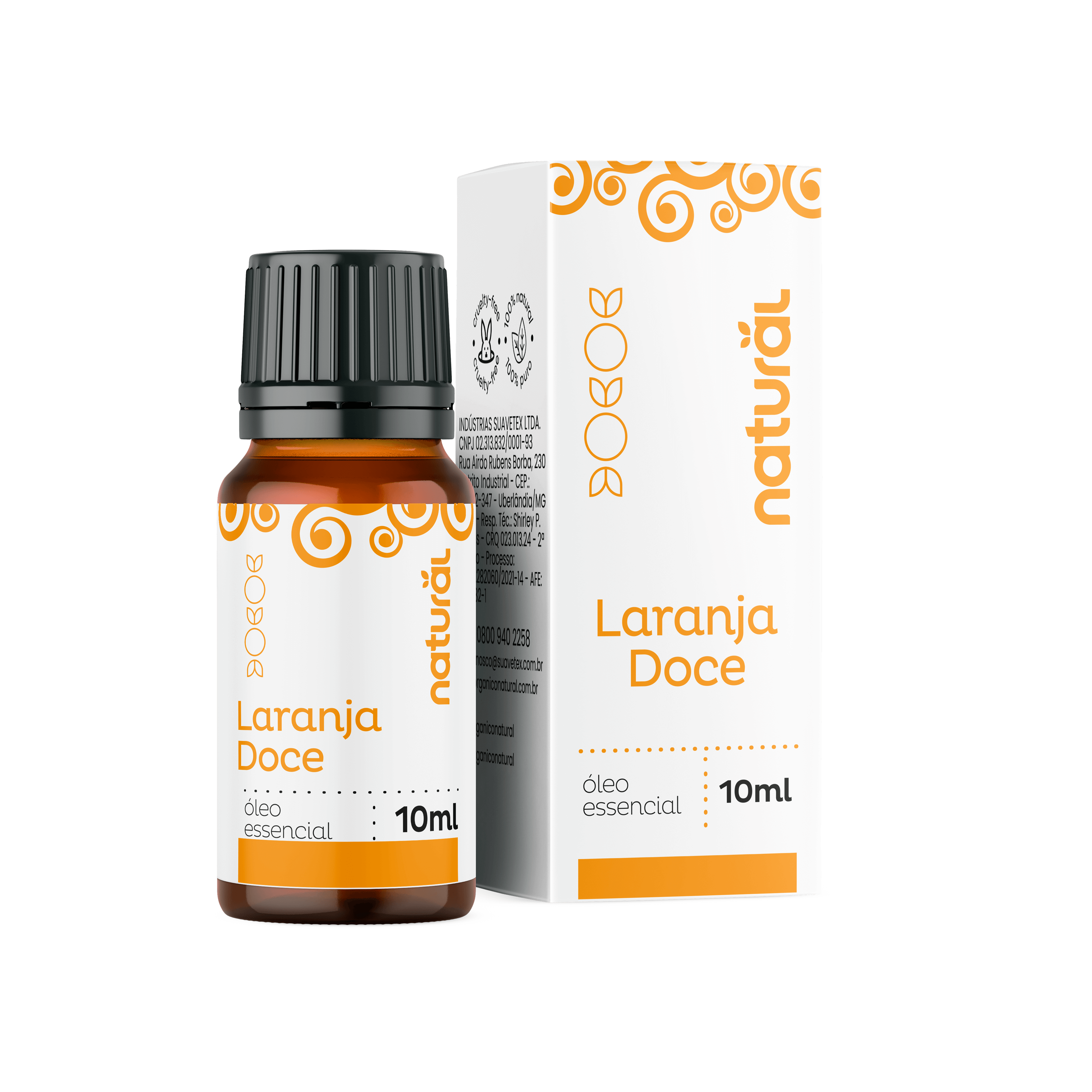 Óleo Essencial Natural de Laranja Doce